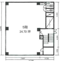 須田ビル本館　5F 間取り図